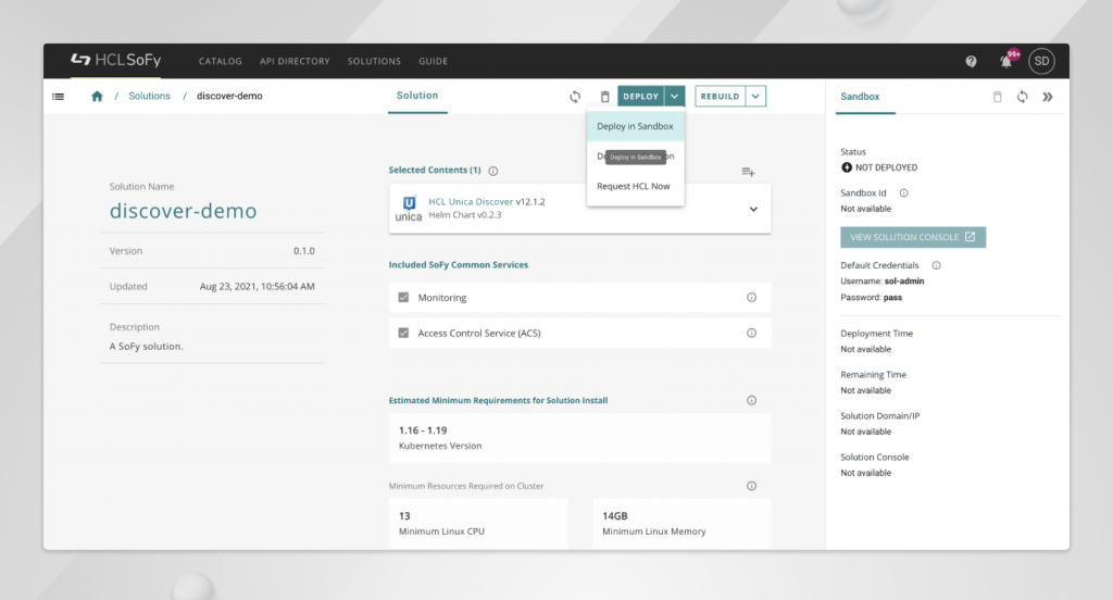 Unica Discover Solution