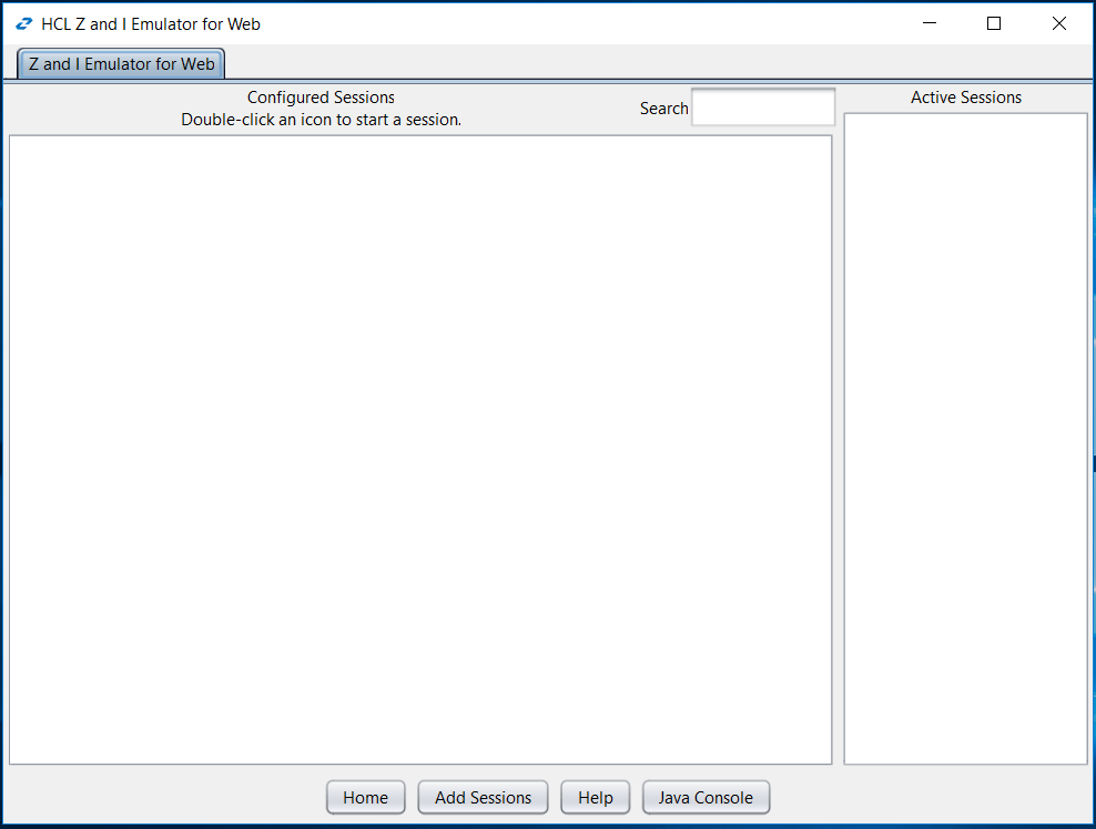 Z and I Emulator for Web Desktop Client