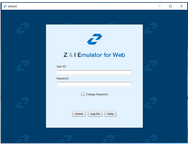 Z and I Emulator for Web Desktop Client