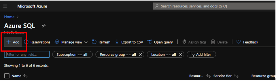 Azure SQL