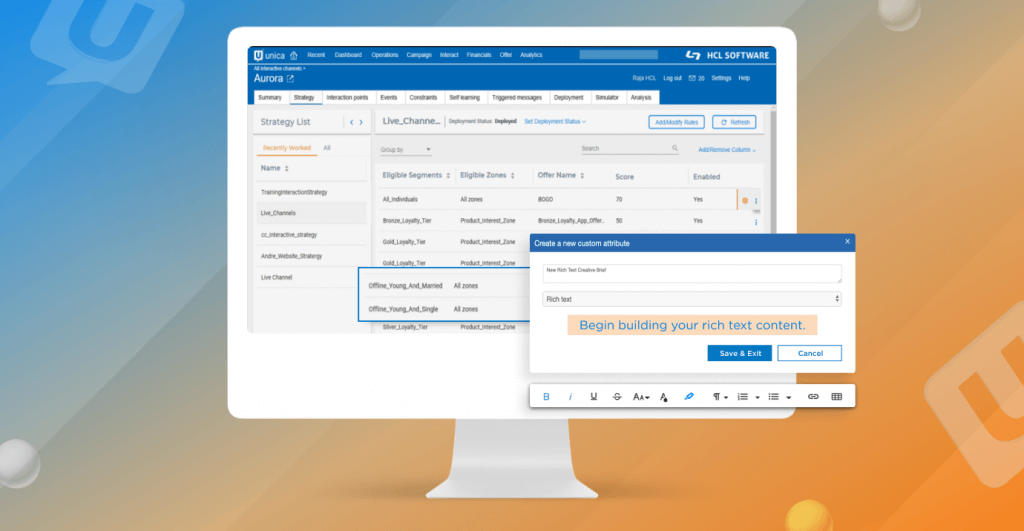 9 features of Unica V12