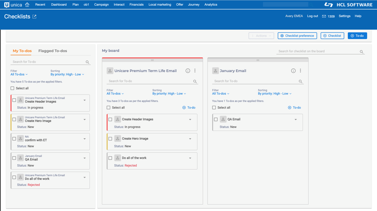 Unica 12.1 Marketing Platform Spring Release