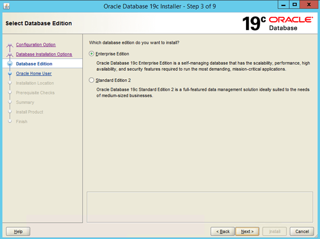 enforce the database instance of Workload Automation
