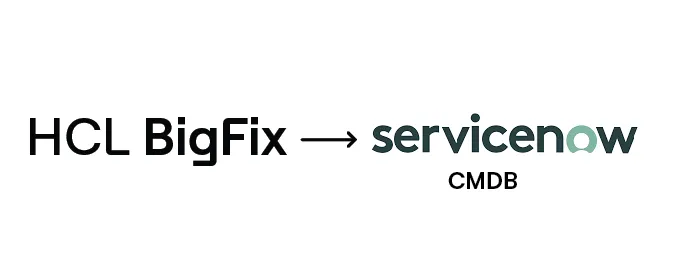 BigFix ServiceNow Data Flow