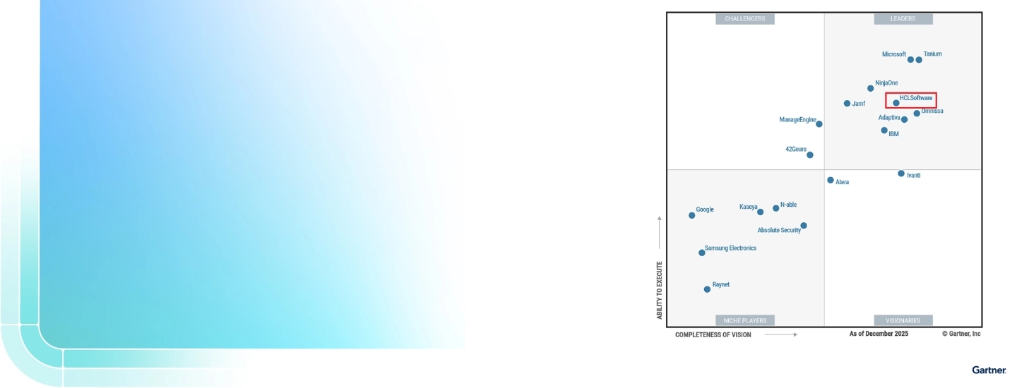 HCL BigFix AEX and HCL DX named Major Players in IDC MarketScape 2025!