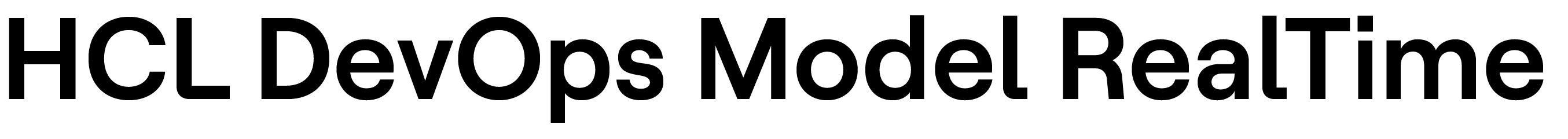 HCL DevOps Model RealTime