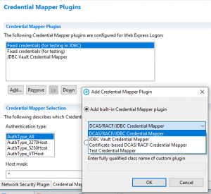 credential mapper plugins